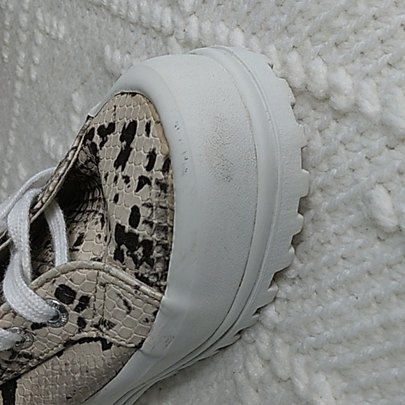 Superga High top snake print sneakers size 6.5 - Picture 10 of 11